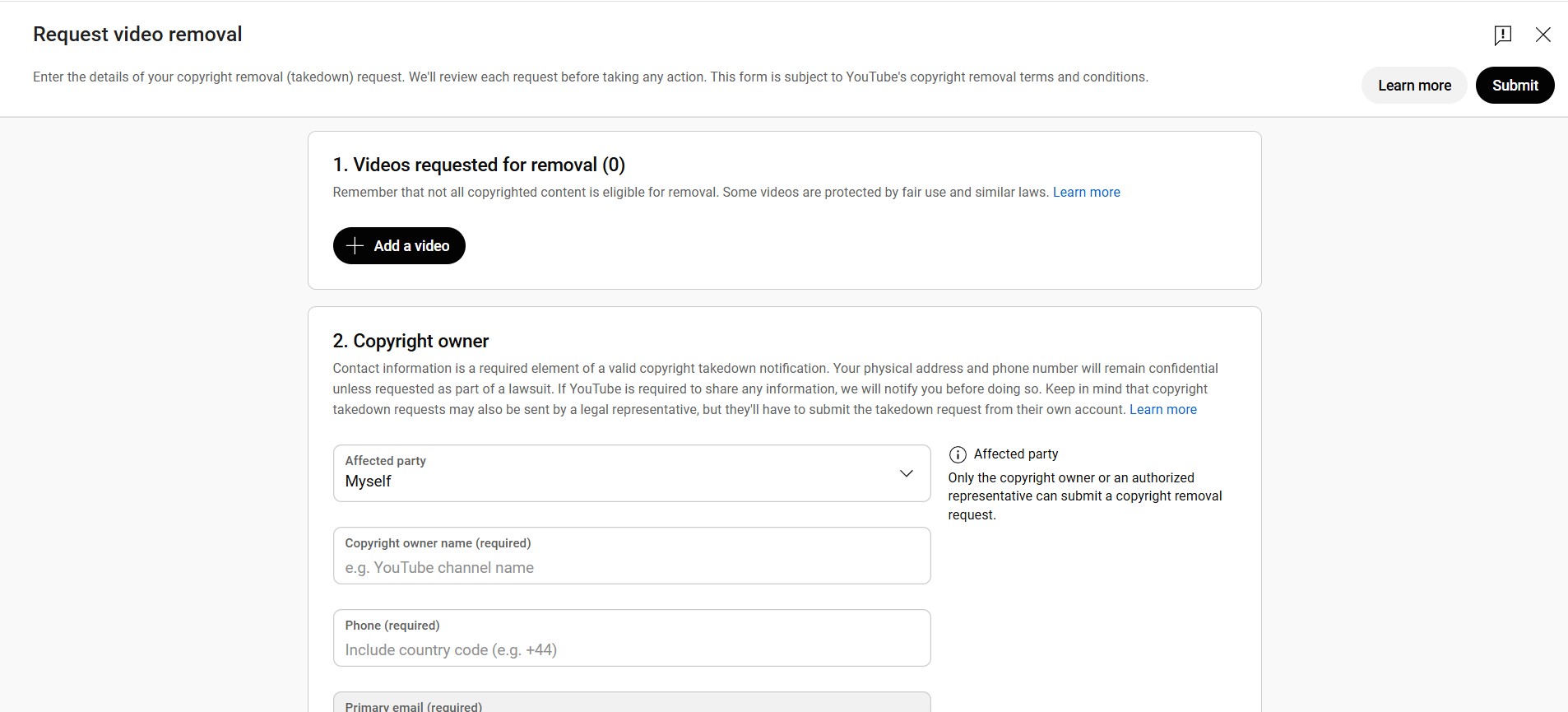 YouTube copyright strikes can lead to a legal takedown request.