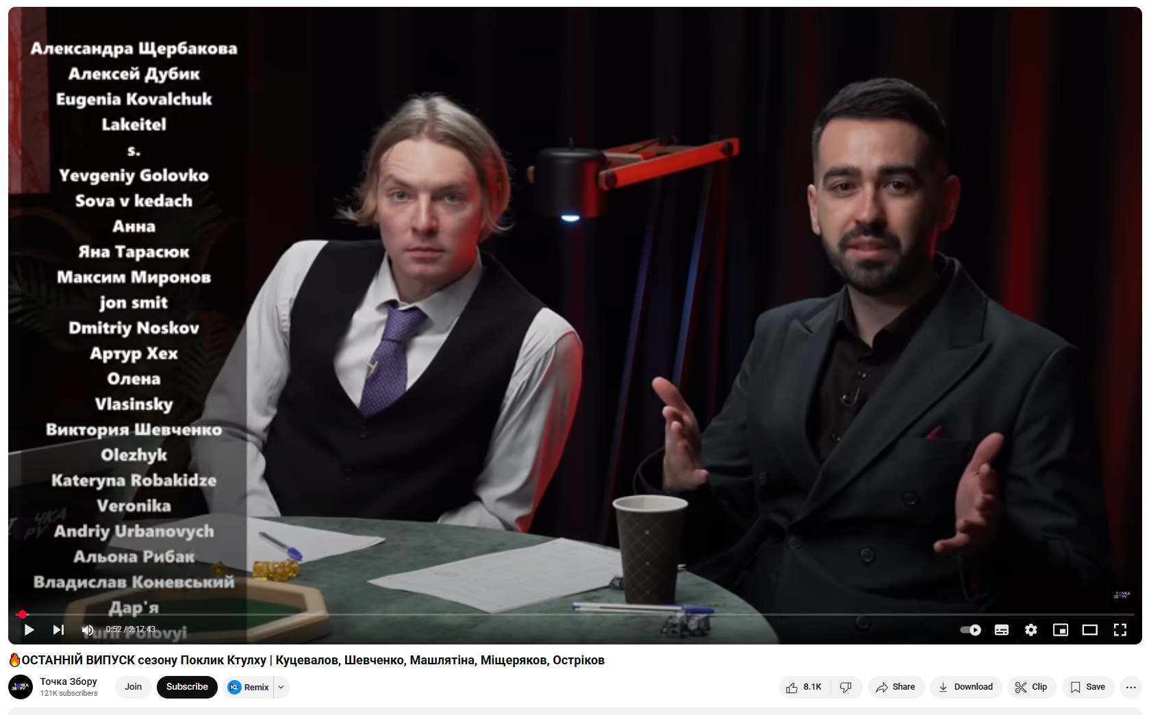The channel implemented regular shout-outs to their videos.