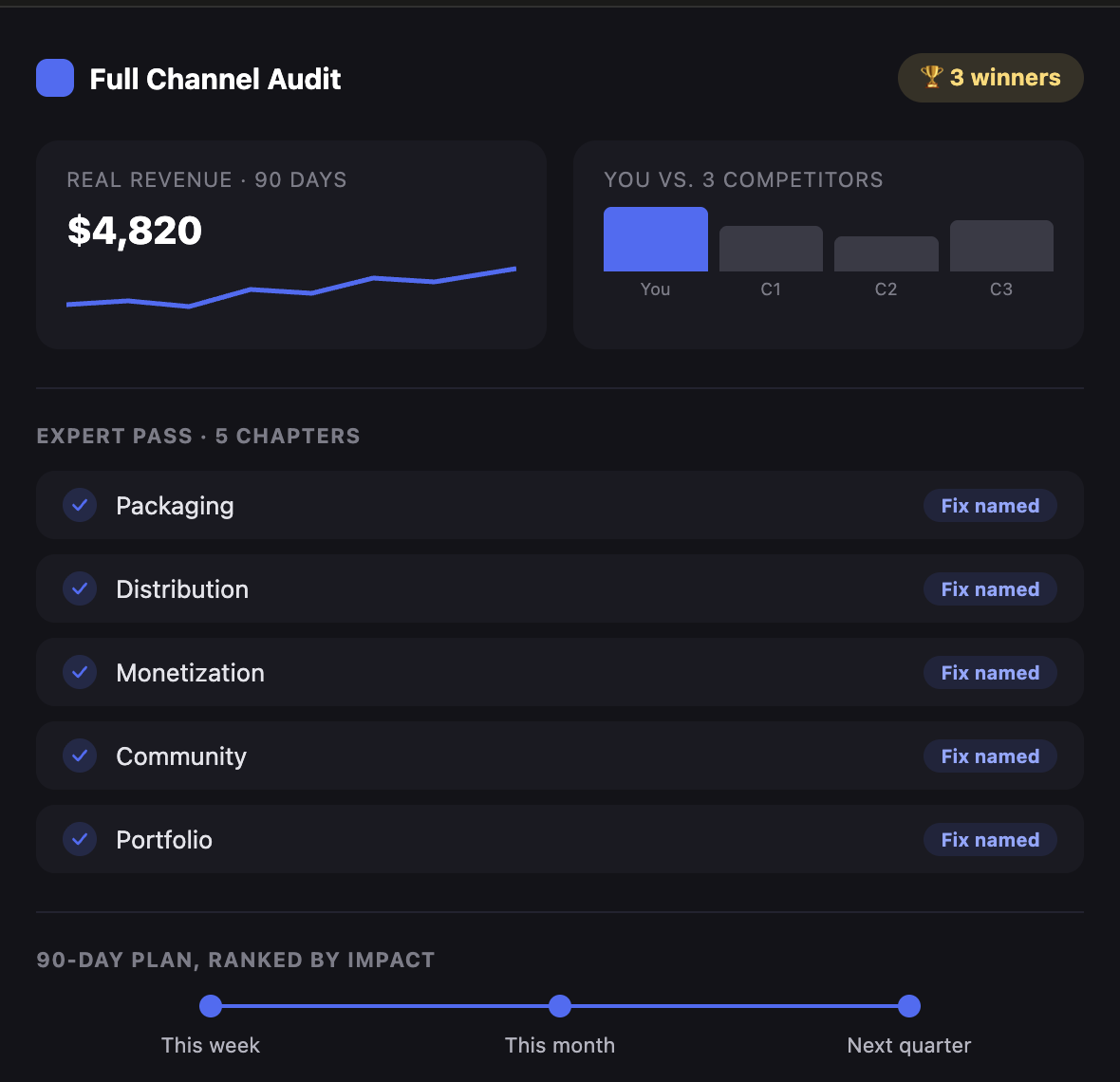 Full Channel Audit preview