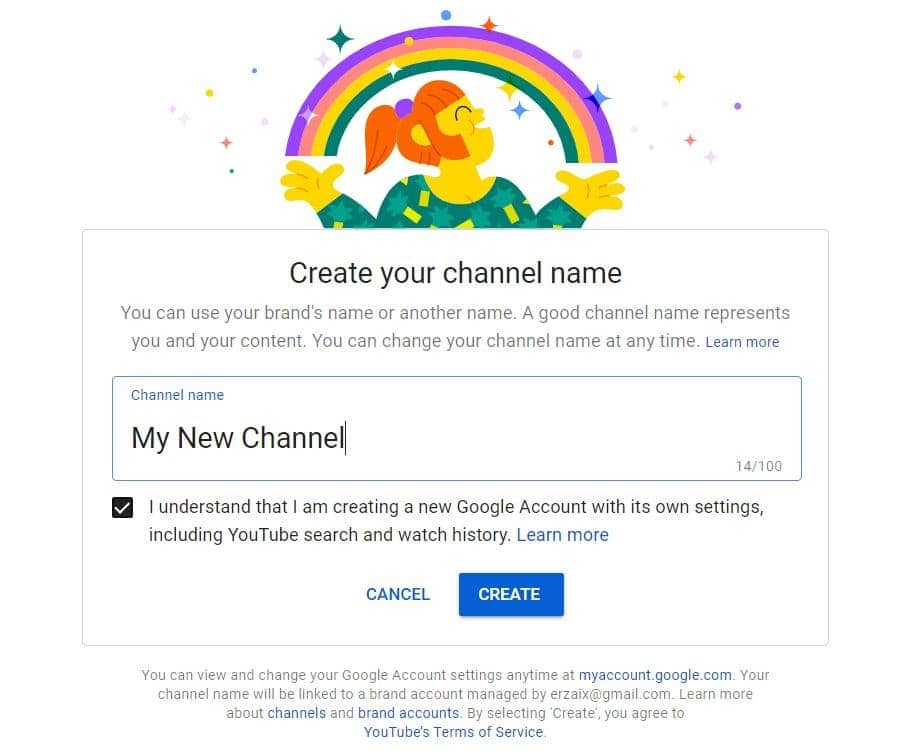 How To Create a Second  Channel in Same Account 