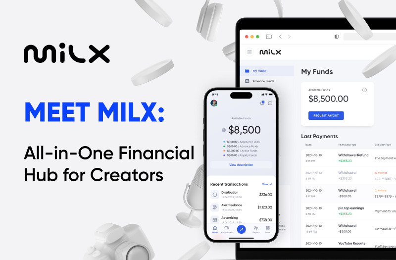 MilX - Finance Hub for Creators