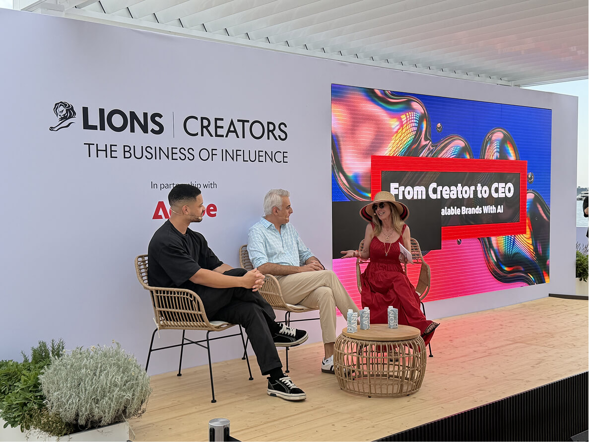 Picture of panel discussion at the Cannes Lions 2026