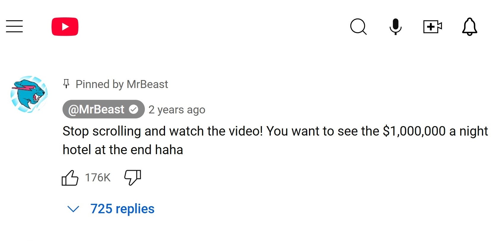 Turn your YouTube pinned comment into CTA.