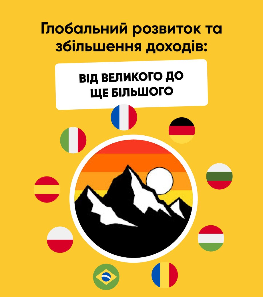 Глобальний розвиток та збільшення доходів: Від великого до ще більшого
