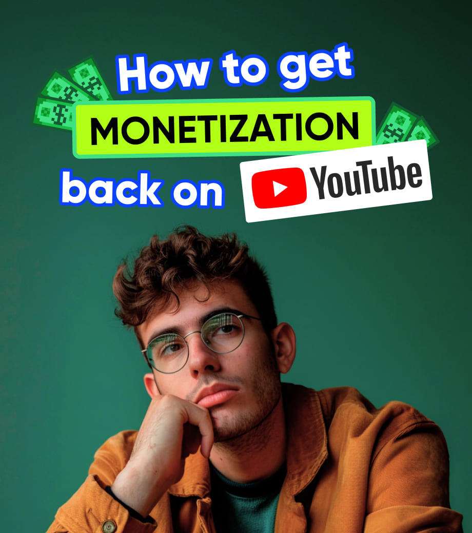 Restore YouTube monetization