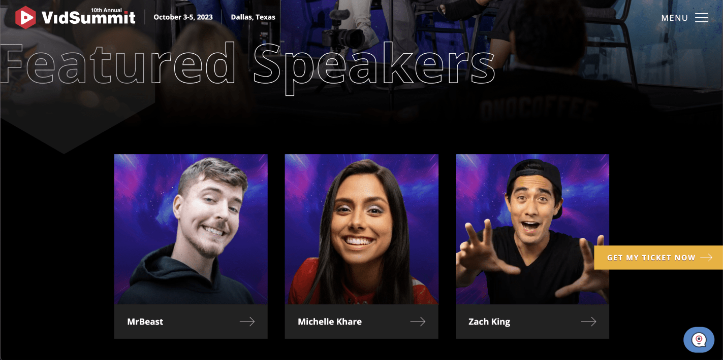 VidSummit Featured Speakers