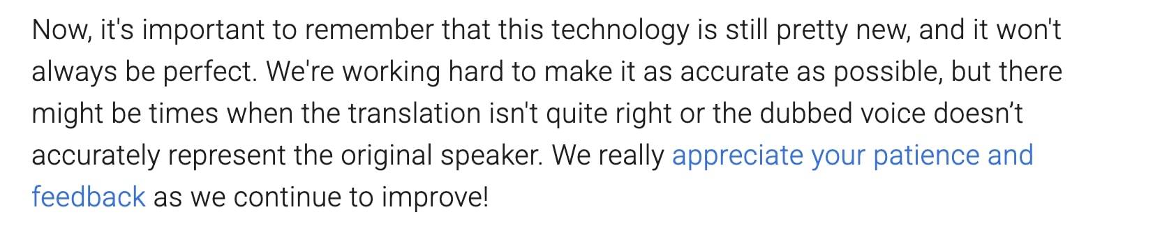 YouTube's appeal to creators about Auto Dubbing feature