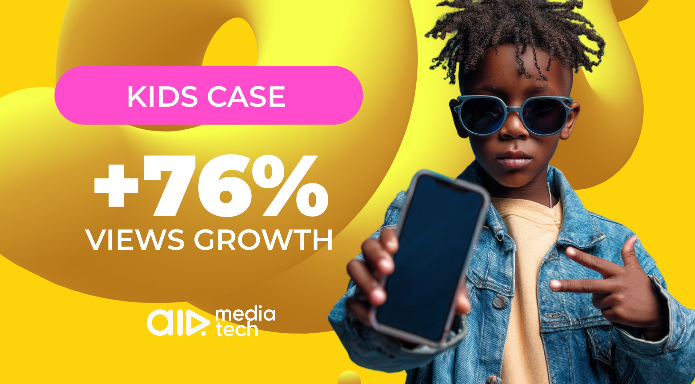 Kids Case: +76% Views Growth