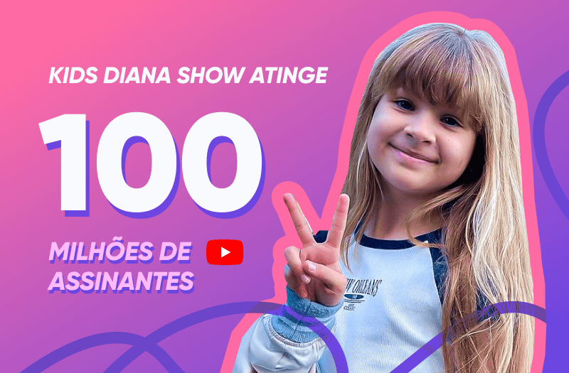 Kids Diana Show se tornou o primeiro vlog infantil a atingir 100 milhões de inscritos no YouTube