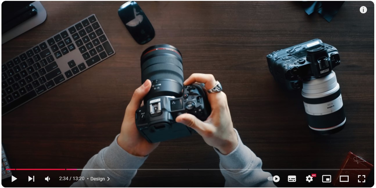 Peter McKinnon uses Canon EOS R5 for his professional-looking shots.